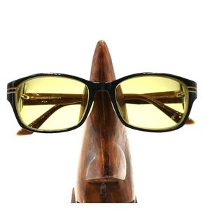Vintage Prodesign Black Oval Sunglasses Frames